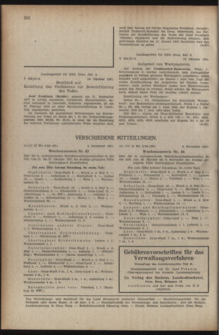 Verordnungsblatt der steiermärkischen Landesregierung 19511116 Seite: 8