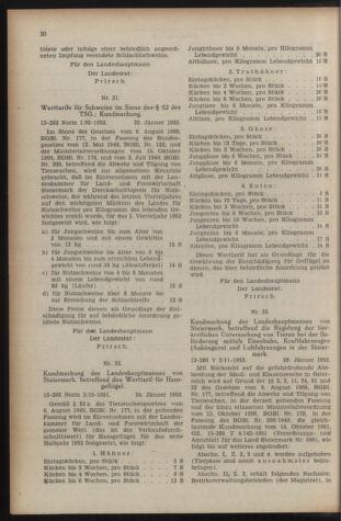 Verordnungsblatt der steiermärkischen Landesregierung 19520201 Seite: 2