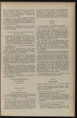 Verordnungsblatt der steiermärkischen Landesregierung 19520201 Seite: 3