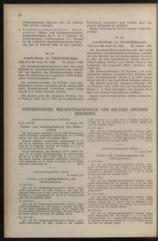 Verordnungsblatt der steiermärkischen Landesregierung 19520201 Seite: 4