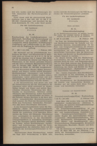 Verordnungsblatt der steiermärkischen Landesregierung 19520222 Seite: 4