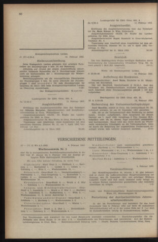 Verordnungsblatt der steiermärkischen Landesregierung 19520222 Seite: 8