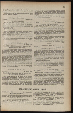 Verordnungsblatt der steiermärkischen Landesregierung 19520307 Seite: 7