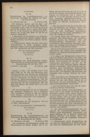 Verordnungsblatt der steiermärkischen Landesregierung 19520314 Seite: 4