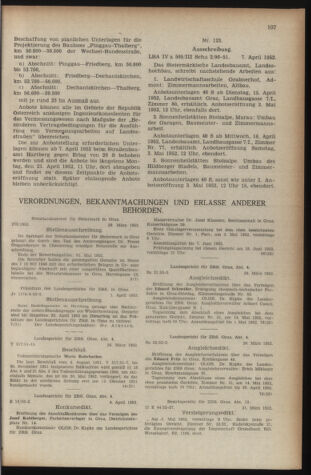 Verordnungsblatt der steiermärkischen Landesregierung 19520411 Seite: 3