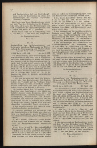 Verordnungsblatt der steiermärkischen Landesregierung 19520509 Seite: 2