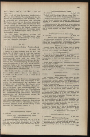 Verordnungsblatt der steiermärkischen Landesregierung 19520509 Seite: 5