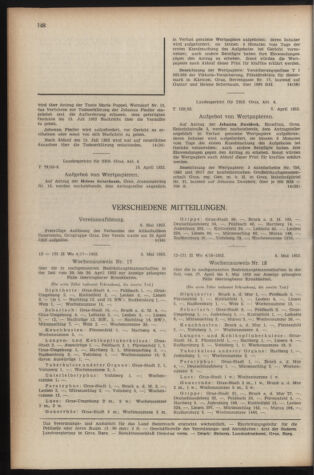 Verordnungsblatt der steiermärkischen Landesregierung 19520516 Seite: 8