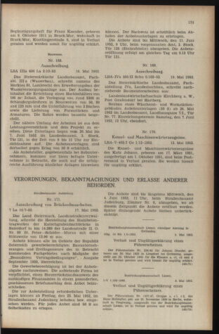 Verordnungsblatt der steiermärkischen Landesregierung 19520523 Seite: 3