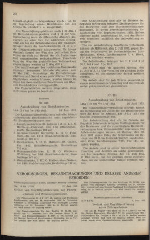 Verordnungsblatt der steiermärkischen Landesregierung 19520704 Seite: 6