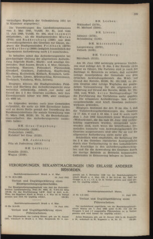 Verordnungsblatt der steiermärkischen Landesregierung 19520711 Seite: 5