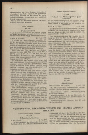 Verordnungsblatt der steiermärkischen Landesregierung 19520718 Seite: 2