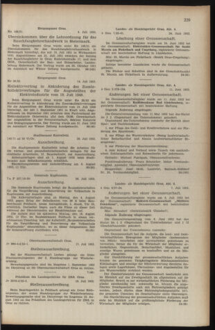 Verordnungsblatt der steiermärkischen Landesregierung 19520801 Seite: 5