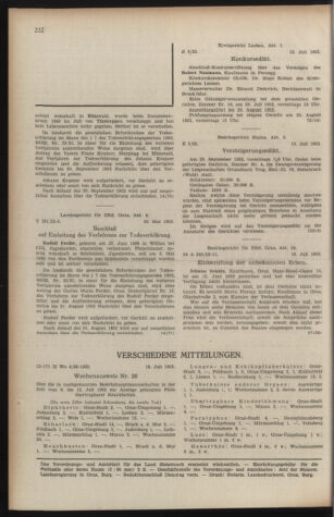 Verordnungsblatt der steiermärkischen Landesregierung 19520801 Seite: 8