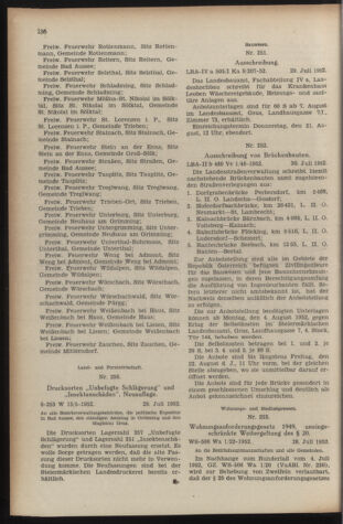 Verordnungsblatt der steiermärkischen Landesregierung 19520808 Seite: 4