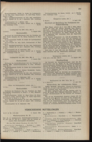 Verordnungsblatt der steiermärkischen Landesregierung 19520822 Seite: 5