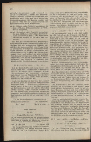 Verordnungsblatt der steiermärkischen Landesregierung 19520829 Seite: 2