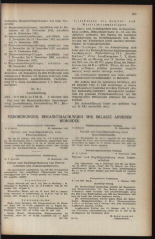 Verordnungsblatt der steiermärkischen Landesregierung 19521010 Seite: 3