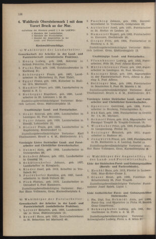 Verordnungsblatt der steiermärkischen Landesregierung 19521111 Seite: 4