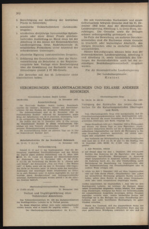 Verordnungsblatt der steiermärkischen Landesregierung 19521128 Seite: 2