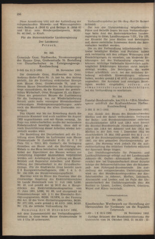 Verordnungsblatt der steiermärkischen Landesregierung 19521205 Seite: 2