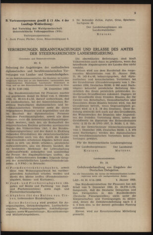 Verordnungsblatt der steiermärkischen Landesregierung 19530109 Seite: 3