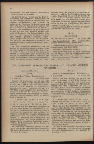 Verordnungsblatt der steiermärkischen Landesregierung 19530130 Seite: 6