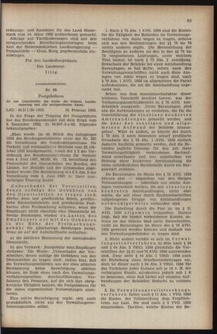 Verordnungsblatt der steiermärkischen Landesregierung 19530227 Seite: 5