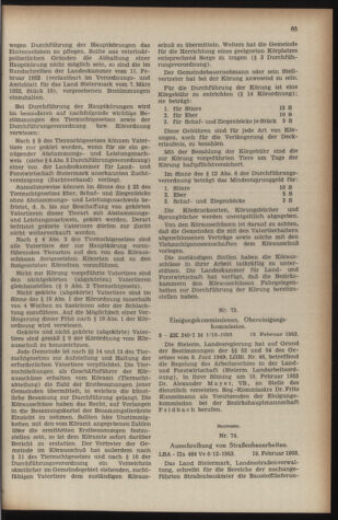 Verordnungsblatt der steiermärkischen Landesregierung 19530227 Seite: 7