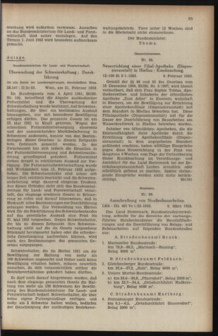 Verordnungsblatt der steiermärkischen Landesregierung 19530313 Seite: 3