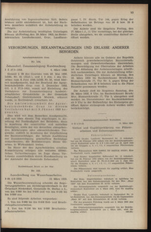 Verordnungsblatt der steiermärkischen Landesregierung 19530320 Seite: 3