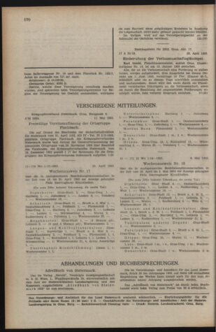 Verordnungsblatt der steiermärkischen Landesregierung 19530522 Seite: 6