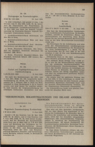 Verordnungsblatt der steiermärkischen Landesregierung 19530619 Seite: 3