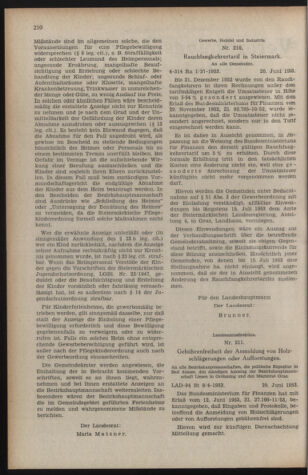 Verordnungsblatt der steiermärkischen Landesregierung 19530703 Seite: 2