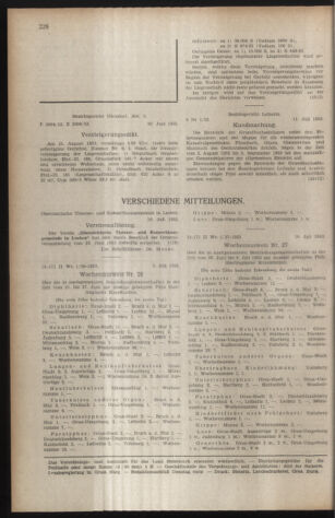 Verordnungsblatt der steiermärkischen Landesregierung 19530717 Seite: 6