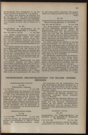 Verordnungsblatt der steiermärkischen Landesregierung 19530724 Seite: 3