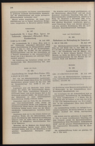 Verordnungsblatt der steiermärkischen Landesregierung 19530807 Seite: 2