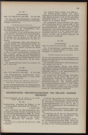 Verordnungsblatt der steiermärkischen Landesregierung 19530807 Seite: 3