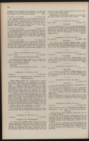 Verordnungsblatt der steiermärkischen Landesregierung 19530828 Seite: 6