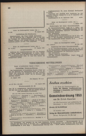 Verordnungsblatt der steiermärkischen Landesregierung 19530904 Seite: 8