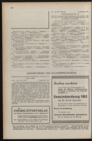 Verordnungsblatt der steiermärkischen Landesregierung 19530911 Seite: 12