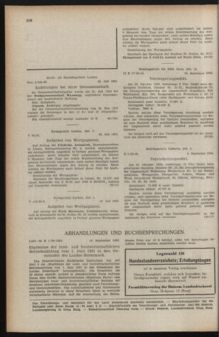 Verordnungsblatt der steiermärkischen Landesregierung 19530925 Seite: 8