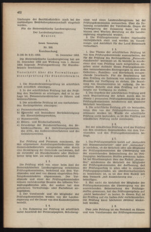 Verordnungsblatt der steiermärkischen Landesregierung 19531223 Seite: 2