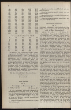 Verordnungsblatt der steiermärkischen Landesregierung 19540129 Seite: 2