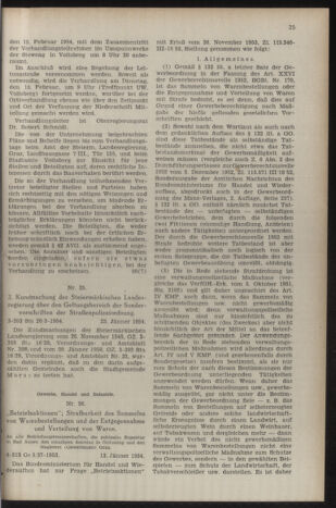 Verordnungsblatt der steiermärkischen Landesregierung 19540129 Seite: 3