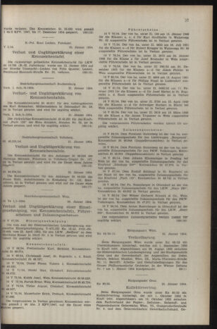 Verordnungsblatt der steiermärkischen Landesregierung 19540205 Seite: 7