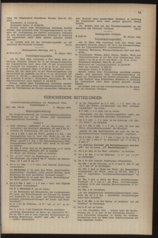 Verordnungsblatt der steiermärkischen Landesregierung 19540219 Seite: 7