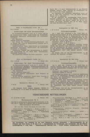 Verordnungsblatt der steiermärkischen Landesregierung 19540226 Seite: 8