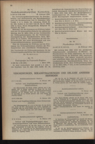 Verordnungsblatt der steiermärkischen Landesregierung 19540305 Seite: 2