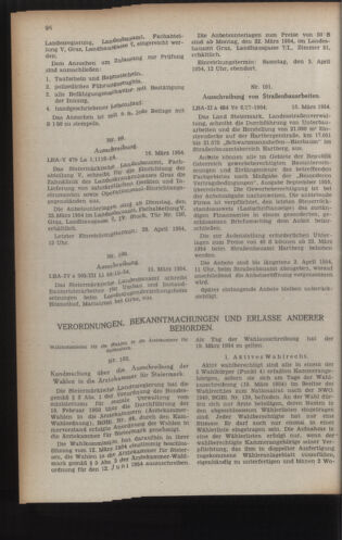 Verordnungsblatt der steiermärkischen Landesregierung 19540319 Seite: 4